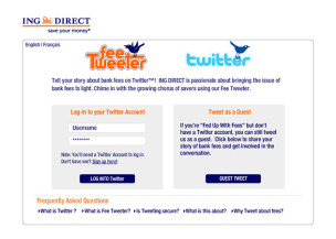 ING Direct - Fee Tweeter