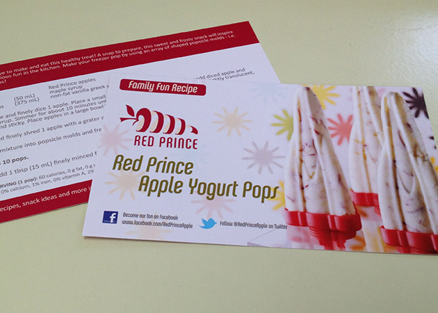 Red Prince Apples - Product Insert