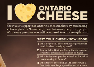 I Love Ontario Cheese - Poster